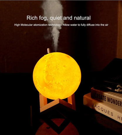 3D Moon Lamp - Humidifier